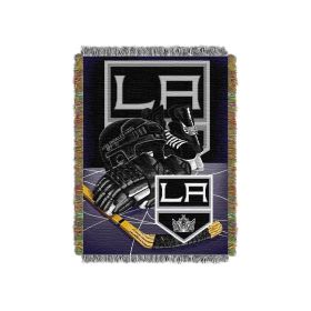 LA Kings OFFICIAL National Hockey League; "Home Ice Advantage" 48"x 60" Woven Tapestry Throw by The Northwest Company