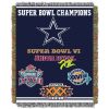NFL 051 Cowboys Commemorative Series 5x Champs Tapestry