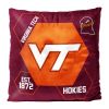 Virignia Tech OFFICIAL NHL "Connector" Double Sided Velvet Pillow; 16" x 16"