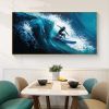 Hand Painted Oil Painting Large Original Surf Sports Oil Painting On Canvas Abstract Seascape Canvas Wall Art Custom Painting Ocean Art Living Room Su